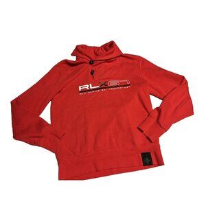 RLX Ralph Lauren Alpine Ski Red Pullover Sweatshirt Shawl Neck Sub Zero Size S